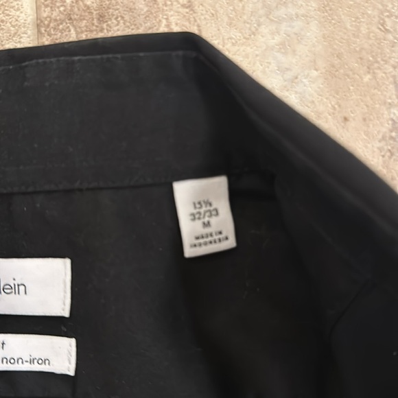 Black Calvin Klein Dress Shirt - Picture 3 of 3